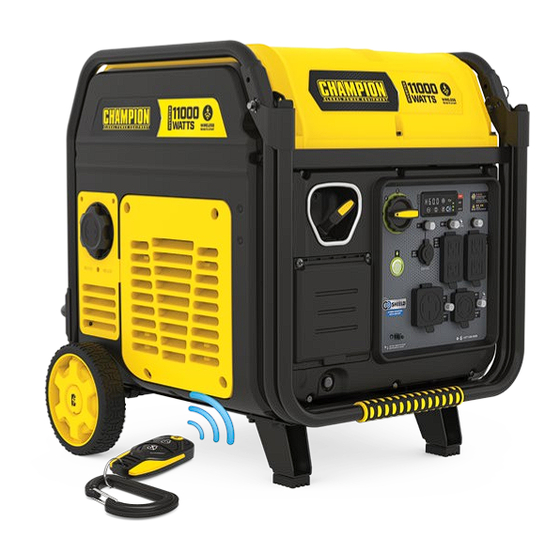 Champion Global Power Equipment 201407 Quick Start
