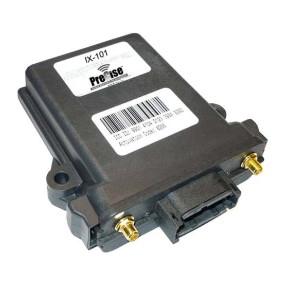 PreCise IX-101 Installation Manual