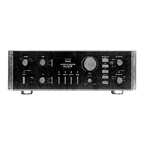 Sansui AU-D11 II Service Manual
