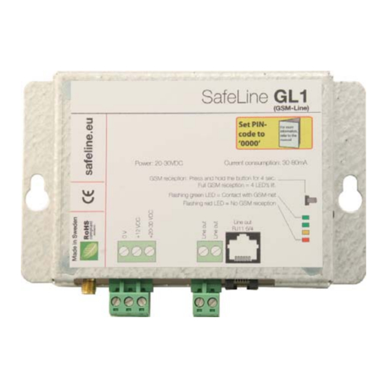 Safeline GL1 Quick Manual