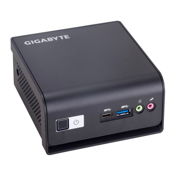 Gigabyte GB-BMCE-4500C Quick Start Manual
