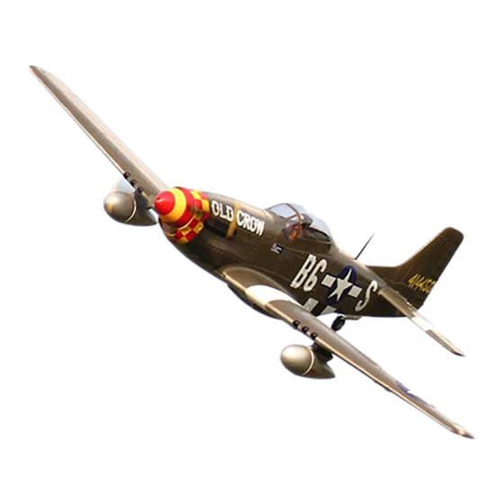 Durafly P-51D OLD CROW Assembly And Operation Instructions Manual
