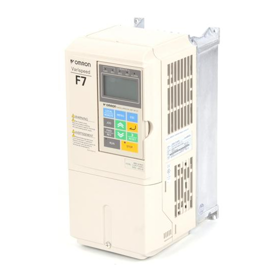 YASKAWA CIMR-F7Z Instruction Manual