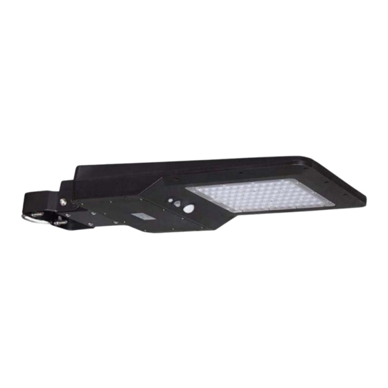 Lumena VIAMAX Hiway MAX 40W PIR Solar Street Light User Manual