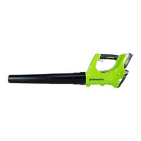 GreenWorks 2402202CA Operator's Manual