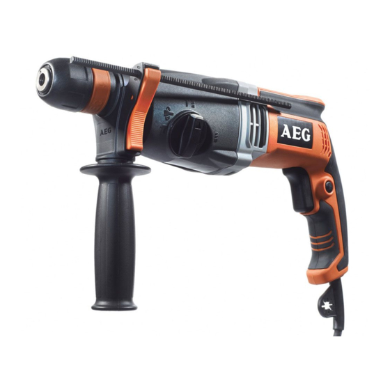 User Manuals: AEG KH 28 Super XE SDS-Plus Combi Hammer