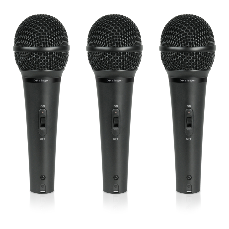 Behringer Ultravoice XM1800S Technical Specifications