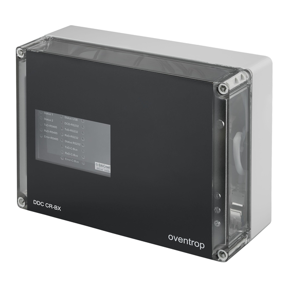 oventrop DynaTemp DDC CR-BX Operating Manual