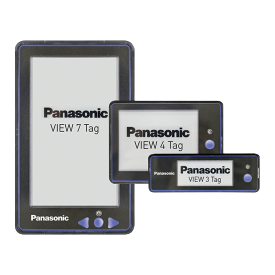 Panasonic VIEW 3 Manuals