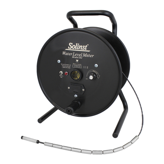 Solinst 102 Quick Start Manual