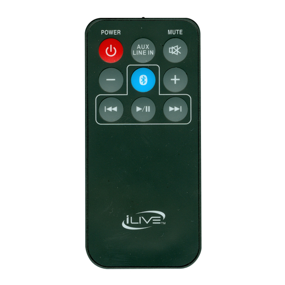 iLive ITB037 User Manual