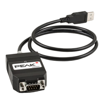 Peak PCAN-USB FD User Manual