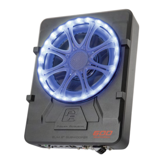 Power Acoustik USW-80L Manual