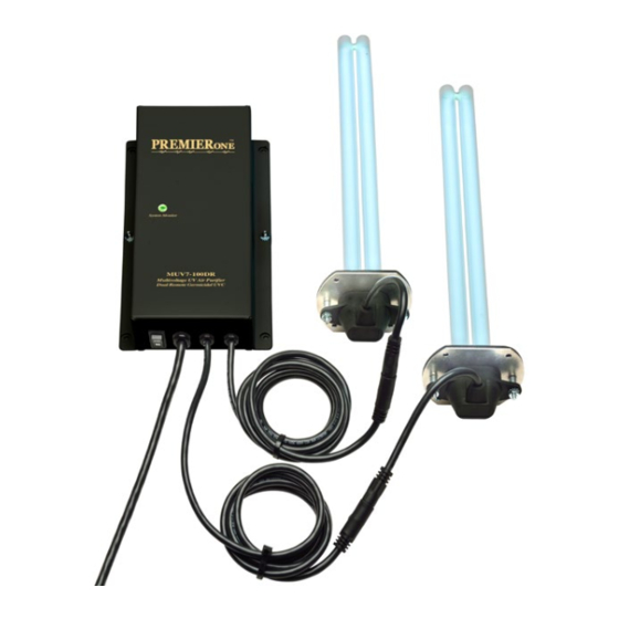 PremierOne MUV7-100DR-16 Installation & Maintenance Instructions