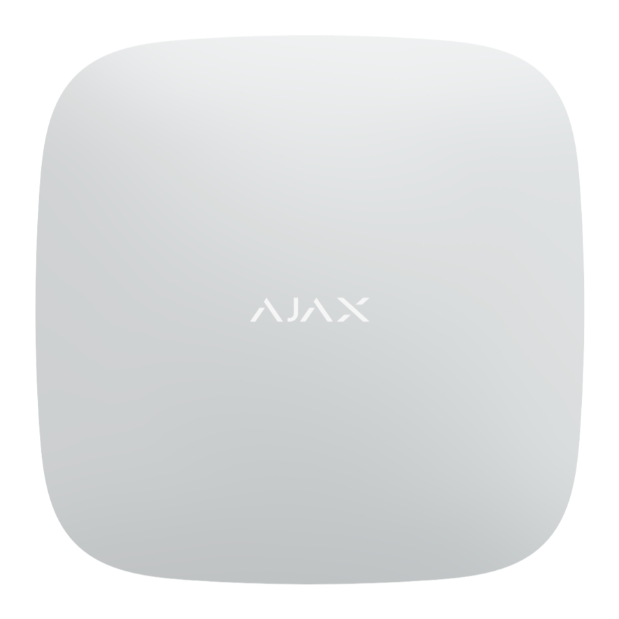 AJAX Hub 2, Hub 2 Plus Manual