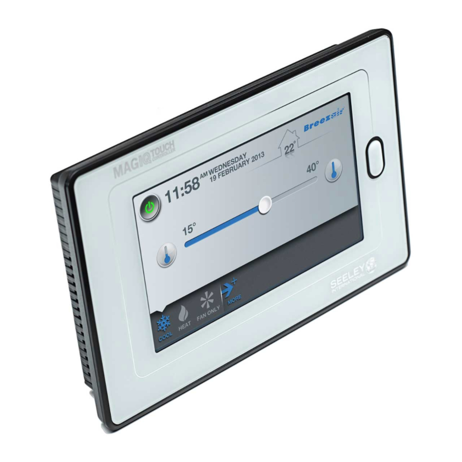 Seeley MagIQtouch Installation Manual