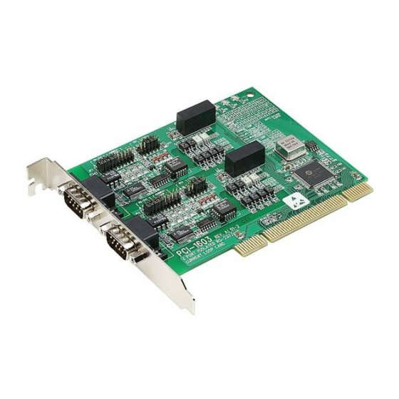 Advantech PCI-1602UP User Manual
