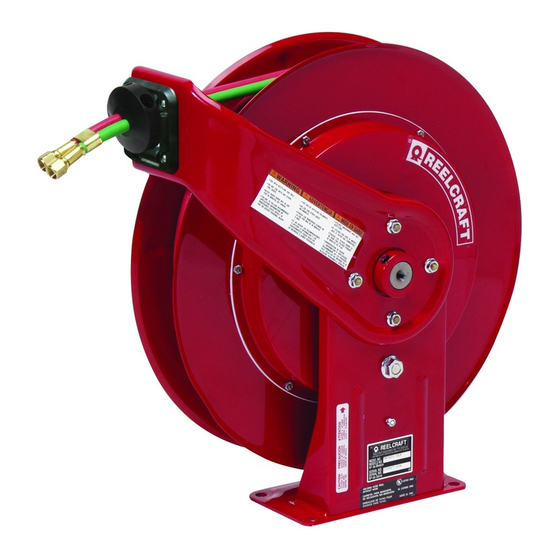 ReelCraft TW7000 Series Operating Instructions Manual