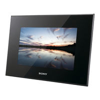 Sony S-Frame DPF-X95 Handbook