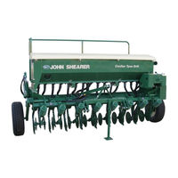 John Shearer Pasture Coulter Tyne Drill Operator's Manual