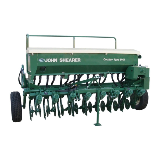 John Shearer Pasture Tyne Drill Operator's Manual