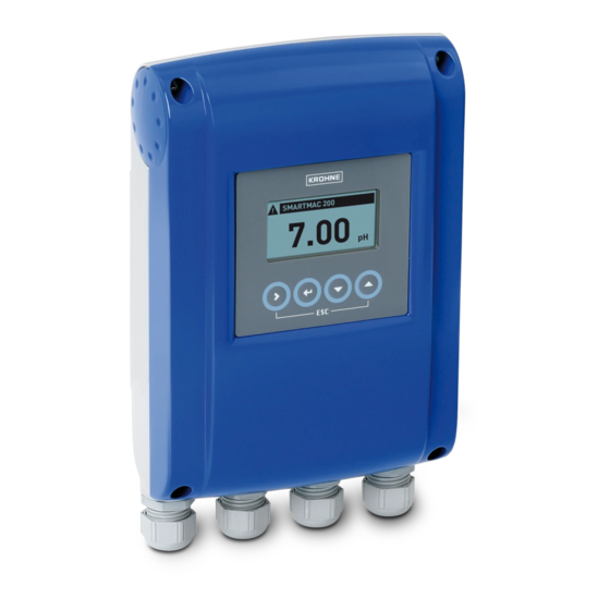 KROHNE SMARTMAC 200 W Handbook
