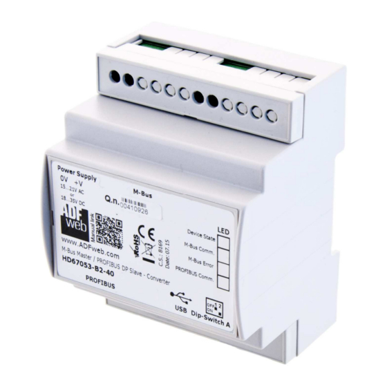 ADF Web HD67C70-B2 User Manual