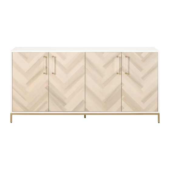 Essentials NOUVEAU MEDIA SIDEBOARD Assembly Instructions