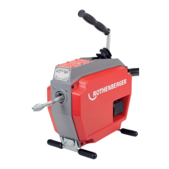 Rothenberger R600 VarioClean Instructions For Use Manual