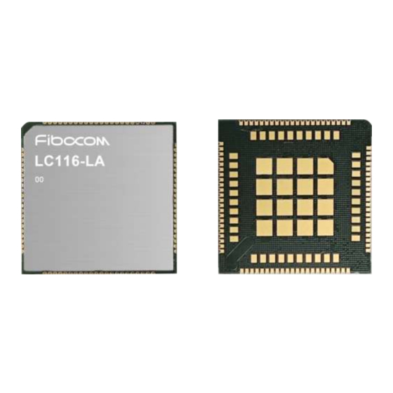 Fibocom LC116-LA Hardware Manual
