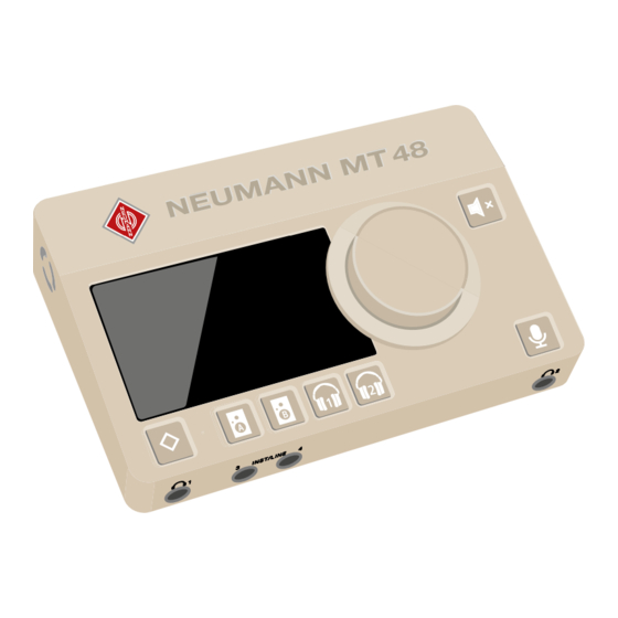 Neumann.Berlin MT 48 Instruction Manual