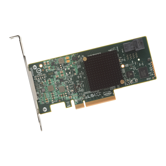 LSI SAS 9300-4i Quick Installation Manual