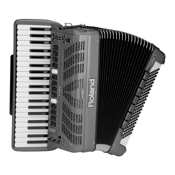 Roland FR-5 Owner's Manual