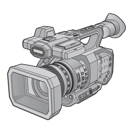 Panasonic AG-DVX200EJ Operating Instructions Manual