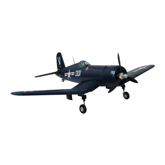 arf F4U Corsair .60 Assembly Manual