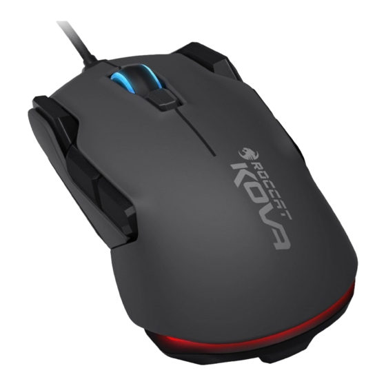 Roccat KOVA Quick Installation Manual