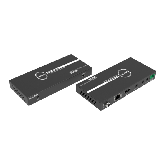 ALFAtron ALF-TPUK150-RS HDMI Extender Manuals