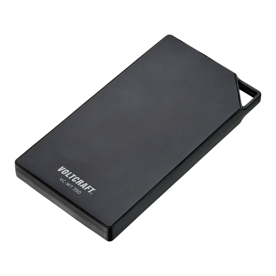 VOLTCRAFT PLUS VC-WT 350 Operating Instructions Manual