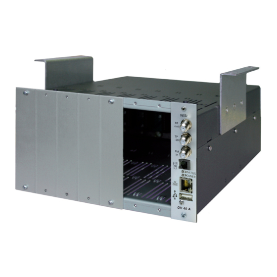 Wisi COMPACT OH 40 A Manuals
