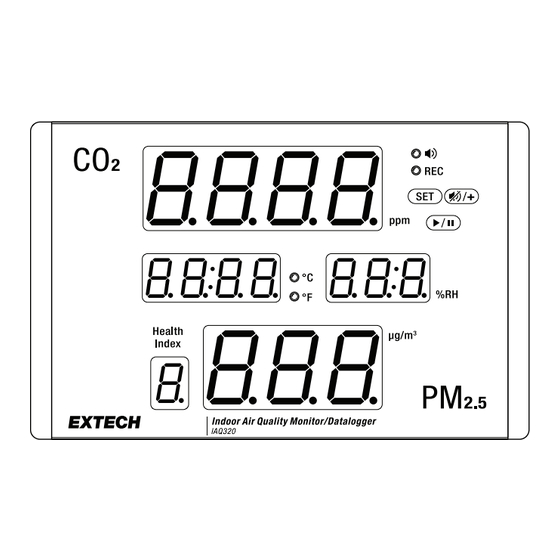 Extech Instruments IAQ320 User Manual