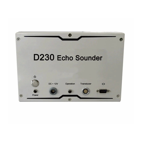 CHC D230 Echo Sounder Manuals