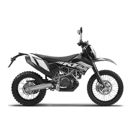 KTM 690 Enduro R EU 2013 Setup Instruction