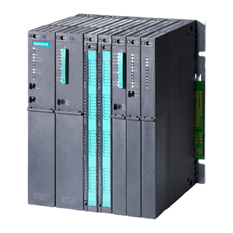 Siemens SIMATIC S7-400 Configuration And Use Manual