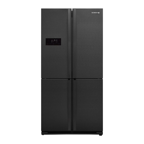 DeDietrich DFM9085NA Manuals