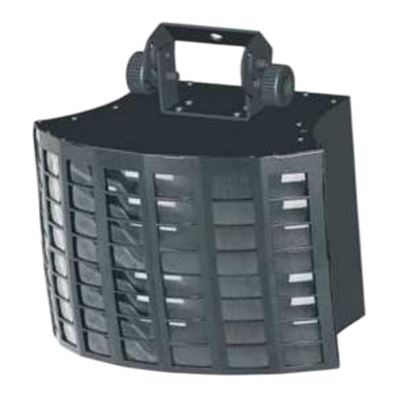 Beamz LED MultiRadiant 5x3W RGBAW DMX Instruction Manual
