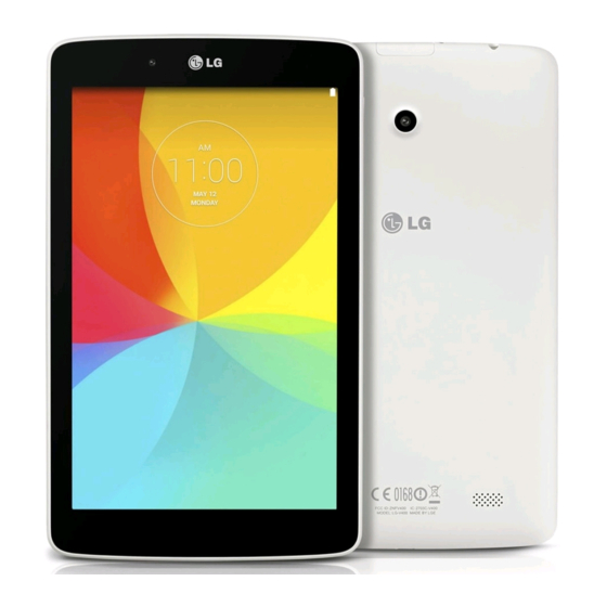 LG G Pad 8.0 V490 8-inch Android Tablet Manuals