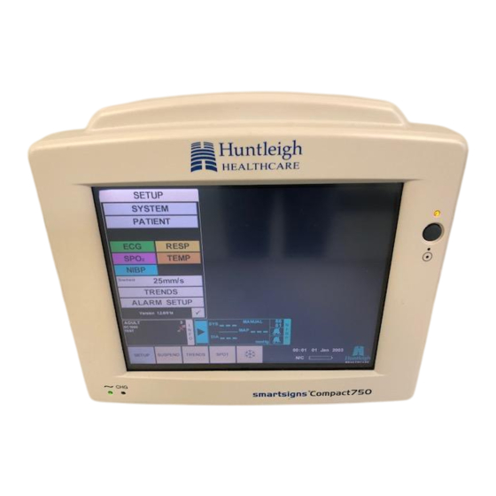 Huntleigh SC750 User Manual