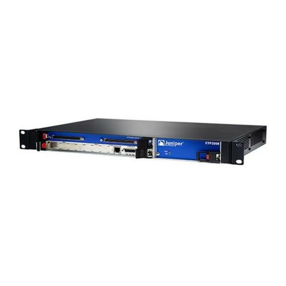 Juniper CTP2000 Series Manuals