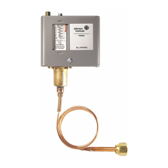 Johnson Controls Penn P70 Product/Technical Bulletin