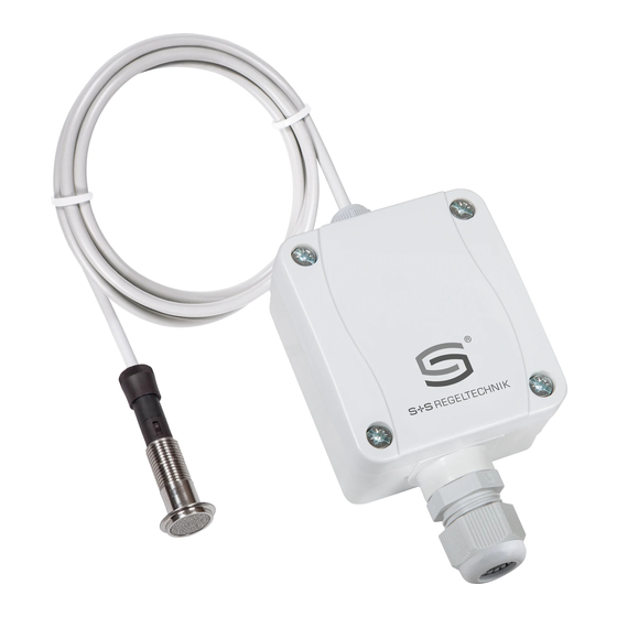 S+S Regeltechnik HYGRASGARD VFF Operating Instructions, Mounting & Installation